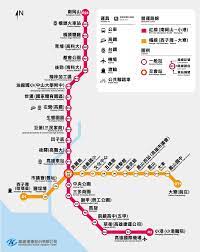 高雄捷運地圖kaoshiung taiwan taiwan travel train info rapid transit