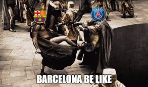 Me comentan que ya esta florentino perez redactando el contrato de @kmbappe. Barcelona Vs Psg Memes Gifs Imgflip