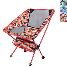 Camo Camping Fishing Beach Chair Portable Lightweight Stool Folding Outdoor Furniture Game Portable Ultra Beach Chairs Portable Beach Chairs Outdoor Furniture