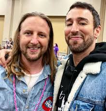 Since I'm currently writing a fabulous duet for these two amazing narrators  -- Shane East and Teddy Hamilton -- to bring to aural life, I asked them to  take a pic for