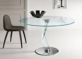 Round glass dining tables speak a lot about you as an individual and as a family. Tonelli Bakkarat Round Glass Table Round Glass Dining Tables