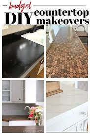 Diy Countertops 10 Countertop Makeover Ideas On A Budget In 2020 Diy Countertops Countertop Makeover Creative Home Decor