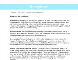 Code Of Ethics With Examples