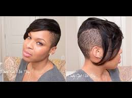 They're cool, romantic and best of all, easy to recreate. 10 Natural Hairstyle Straightened Hair Shaved Sides Maintanence Youtube