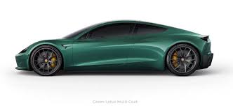 Tesla Roadster Green Color In 2020 Tesla Roadster Roadsters Tesla