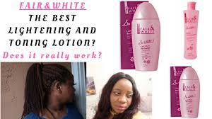 Fair White Update It Contains 1 9 Hydroquinone Youtube They can become more how does it work?
