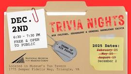 Trivia Nights at Tun Tavern