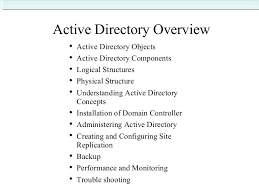 Active Directory Training By Nishadsukumaran Via Slideshare Active Directory Active Train