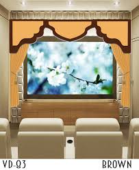 In this manner, the curtain can suitably fit your individual ceiling requirements. Home Theater Movie Screen Curtains