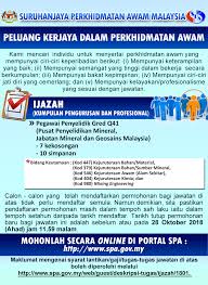 Jabatan ini berperanan menguruskan pengendalian eksplorasi mineral dan perlombongan galian serta melakukan penyiasatan dan penyimpanan. Iklan Jawatan Jabatan Mineral Geosains Malaysia Jmg Kerja Kosong Kerajaan