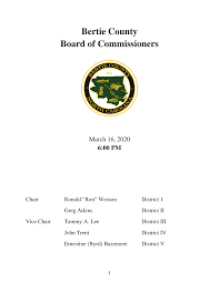 Bertie County Board of Commissioners