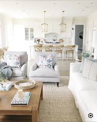 Living Room Decor Open Layout White Sofa Pottery Barn Rug White Kitchen Gold Lanterns Benjamin Living Room Remodel Living Decor Summer Living Room Decor
