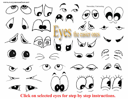 Different cartoonists draw in dissimilar ways. Cartoon Eyes Mix And Match To Create Your Own Cartoons