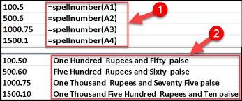 How To Convert Numeric Value Into Word Or Indian Rupees In Excel Hinglish Help Words Excel Hindi Language