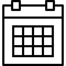 Black And White Calendar Icon Png 380 Free Vector Icons Of Essential Set Designed By Smashicons Con Imagenes Calendario Iconos Icono Gratis