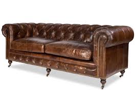 Doubtlessly, this sofa offers centuries worth of comfort, charm, and support. Chesterfield Sofa Aus Braunem Leder Vintage Drei Gepolstert