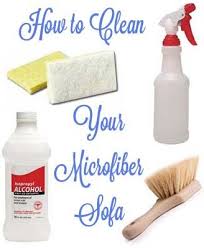 How To Clean A Microfiber Couch Other Furniture One Good Thing By Jillee Household Cleaning Tips Cleaning Clean Microfiber
