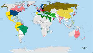 Maps based on vector database. Datei World Map 1815 Cov Jpg Wikipedia