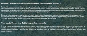 Fumatul si toxinele se manifesta pe piele. Tratament Eczema Gloves In A Bottle