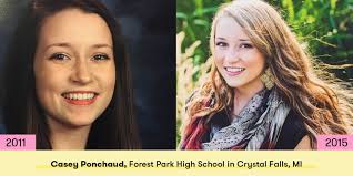 See How 15 Girls Changed Between Freshman and Senior Year of High School