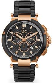Black And Rose Gold Mens Watch Guess Collection Gc4 Executive Chronograph Black And Rose Gold Pvd Mens Watch X66003g2s Learn More By Vi Watches For Men Chronograph Stainless Steel Bracelet