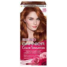 Garnier Color Sensation Крем краска для волос, тон 6.45 янтарный темно-рыжий  - купить с доставкой по выгодным ценам в интернет-магазине OZON (655772048)