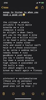 Pin On Songs To Listen When