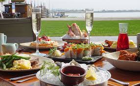 They offer multiple other cuisines including asian, steakhouse, japanese, sushi, and pizza. Brunch In Pacific Beach Catamaran Resort Hotel And Spa