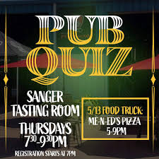 These cash prizes will go to local teams!! House Of Pendragon On Twitter Who Wants To Shake Off The Week With Jeff Today It S Pub Quiz Night At The Sanger Brewery Join Us For Our Free Trivia Night Teams Up