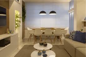 Sala de estar integrada com sala de jantar. Sala De Estar E Jantar Integradas Agrega Mais Amplitude Ao Imovel