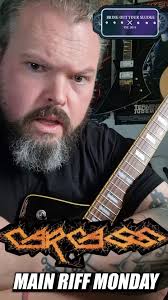 MRM no. 18 with the greatest song title ever, Corporal Jigsore Quandary by  Carcass! #carcass #deathmetal #grind #grindcore #tabs #bringoutyoursludge  #mainriffmonday #mrm #metal #sludge #riffs