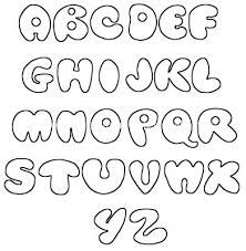 printable bubble letters 10 a to z