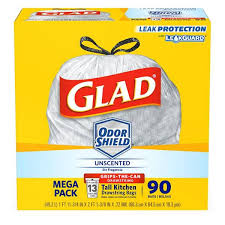 Glad forceflex protection series tall kitchen trash bags, 13 gal, fresh clean with febreze, 110 ct (package may vary) 4.7 out of 5 stars 61,053 $13.49 $ 13. Glad Tall Kitchen Drawstring Garbage Bags 78536 Blain S Farm Fleet