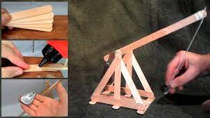 How To Build A Trebuchet Catapult With Popsicle Sticks - Youtube