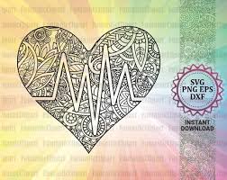 Download Heart Beat Svg File Heart Beat Heart Svg Heart Beat Mandala Etsy Heart Coloring Pages Mandala Art Art Drawings Sketches Simple