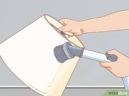 Oct 22, 2020 · plastic or fiberglass lamp shades remove the shade then dust it inside and out with a damp microfiber cloth. 3 Ways To Clean Lampshades Wikihow