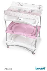 Baby bath kneeler product review. Brevi Bath And Changing Unit Atlantis Pink Kidsroom De