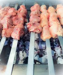 Charcoal Grill Lamb Chicken Shish S Recipes Grilled Lamb Lebanese Shawarma