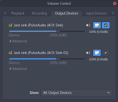 how to connect the jack sink with