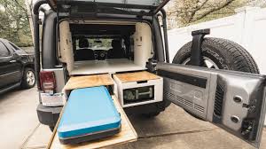 Learn more about the legendary jeep wrangler here. Full Bed Platform Sliding Kitchen Jeep Wrangler Camper Conversion Build Part 1 Youtube