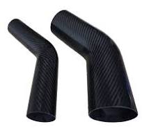 45 Degree Carbon Fiber Elbow Pipe Tube OEM&ODM
