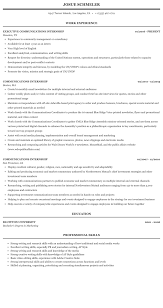 When it comes to drafting an internship resume, it can be considered as a sales document. Communications Internship Resume Sample Mintresume