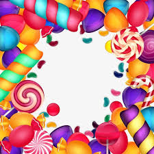 Candy Border Candy Sweets Bright Png And Vector With Transparent Background For Free Download Candy Background Candy Party Candy