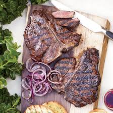 A strip steak) and a nice big slab of tenderloin. Easy T Bone Steak Recipes Food Wine