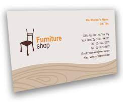 Shop wayfair for a zillion things home across all styles and budgets. Business Card Design For Furniture Bazaar Offset Or Digital Printing
