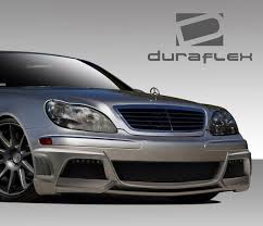 Duraflex 00 02 Mercedes S Class W220 W 3 Front Bumper Cover Kit Mercedes S Class Body Kit S Class