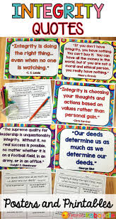 Integrity Posters Activities Distance Learning Character Traits Quotes Integrity Quotes Character Education Lessons Positivity Project