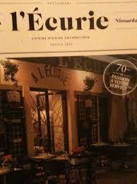 Menu Card Picture Of L Ecurie Restaurant Nice Tripadvisor