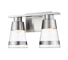 World Of Style Wos319464 Bath Lighting Brushed Nickel Steel Zosma Shop Lighting Lighting Fixtures At Rlalighting Com