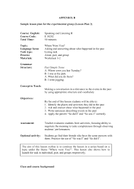 English lesson planner is a complete lesson planning solution for english language teachers, schools and the focus is on standard forms of address and closure, differing general f. Lesson Plan The Past Simple Tense
